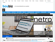 Tablet Screenshot of boubiz.com